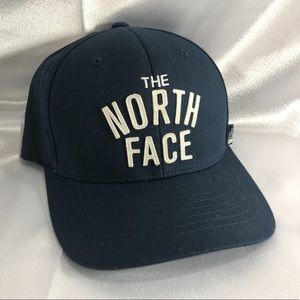 The North Face Navy blue flex fit hat small/medium